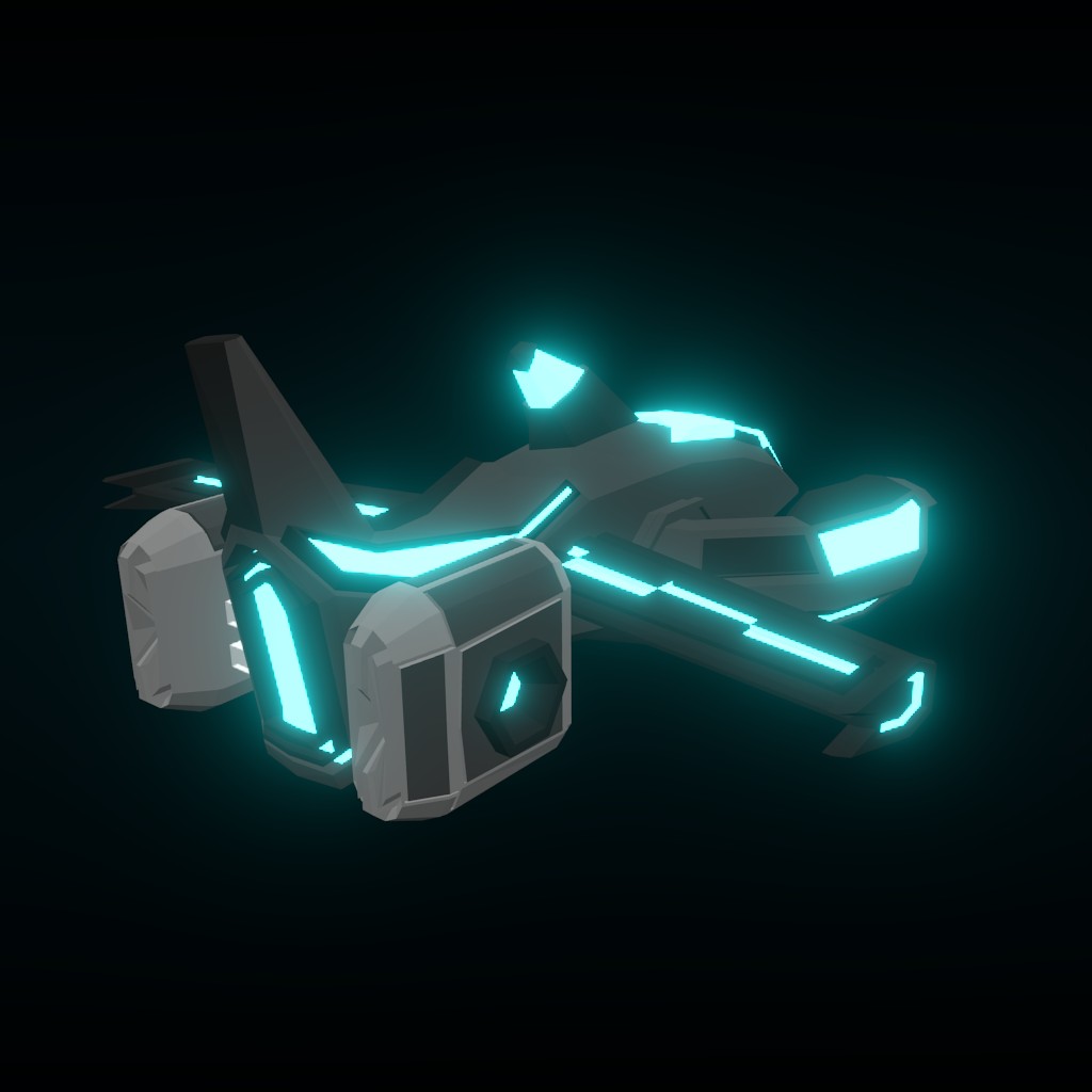 Low Poly Spaceship preview image 2